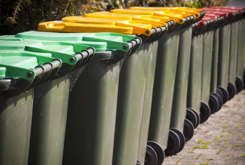 Residents utilizing waste removal services in Southfields