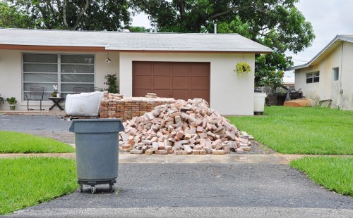 Professional waste disposal during flat clearance