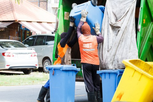 Professional furniture removal team at work in Southfields